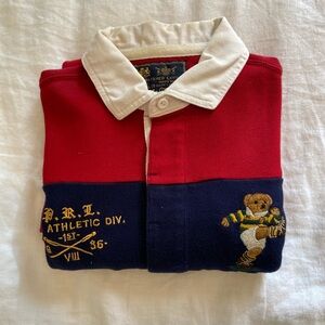 Ralph Lauren Polo Bear Jersey Rugby Shirt